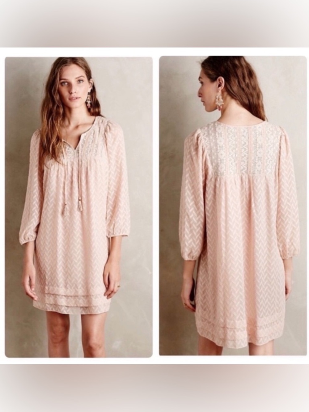 One September Anthropologie Anwen Peasant Dress